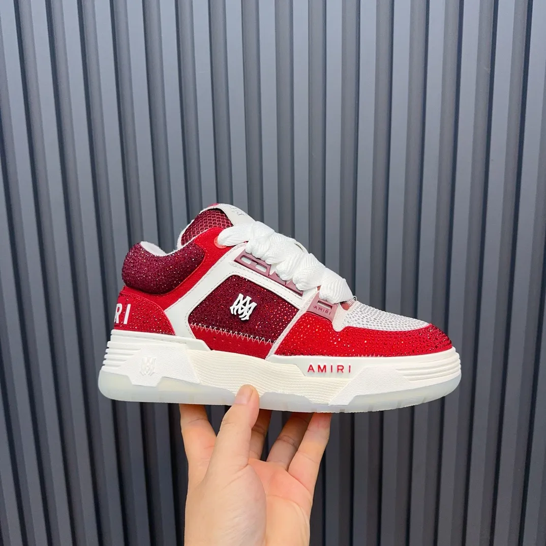 Men's shoes 💰760💰 AMIRI AMIRI fashion brand hot sale 🔥 Available all year round, couples 💑 Official website synchronization Imported fabrics 1⃣️ vs 1⃣️ replica, original factory special original sole, 35-45 (45. non-refundable)